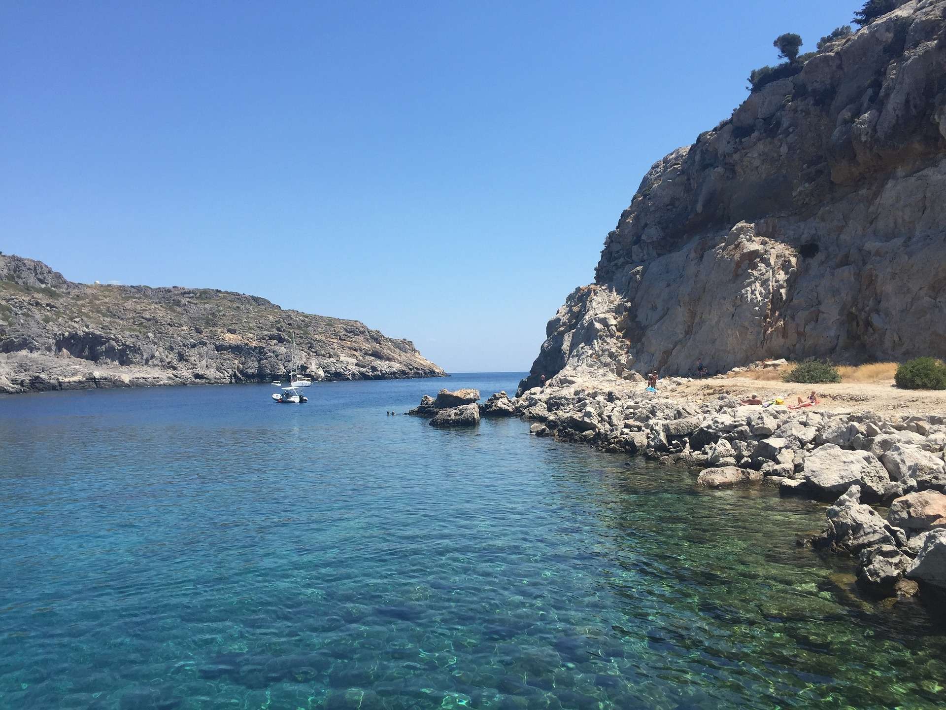 location de voitures Rhodes Baie d'Anthony Quinn