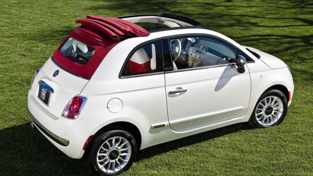 location de voiture cabriolet Rhodes Fiat 500 cabrio