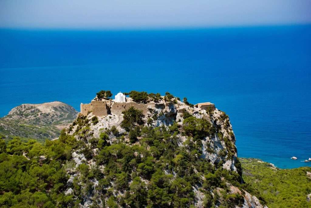 location de voiture Rhodes Château de Monolithos