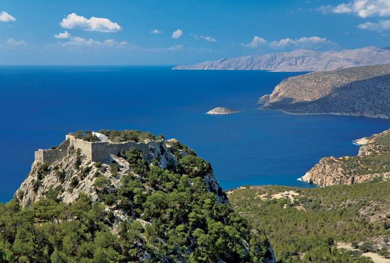 location de voitures Rhodes Vue Panoramique de Monolithos