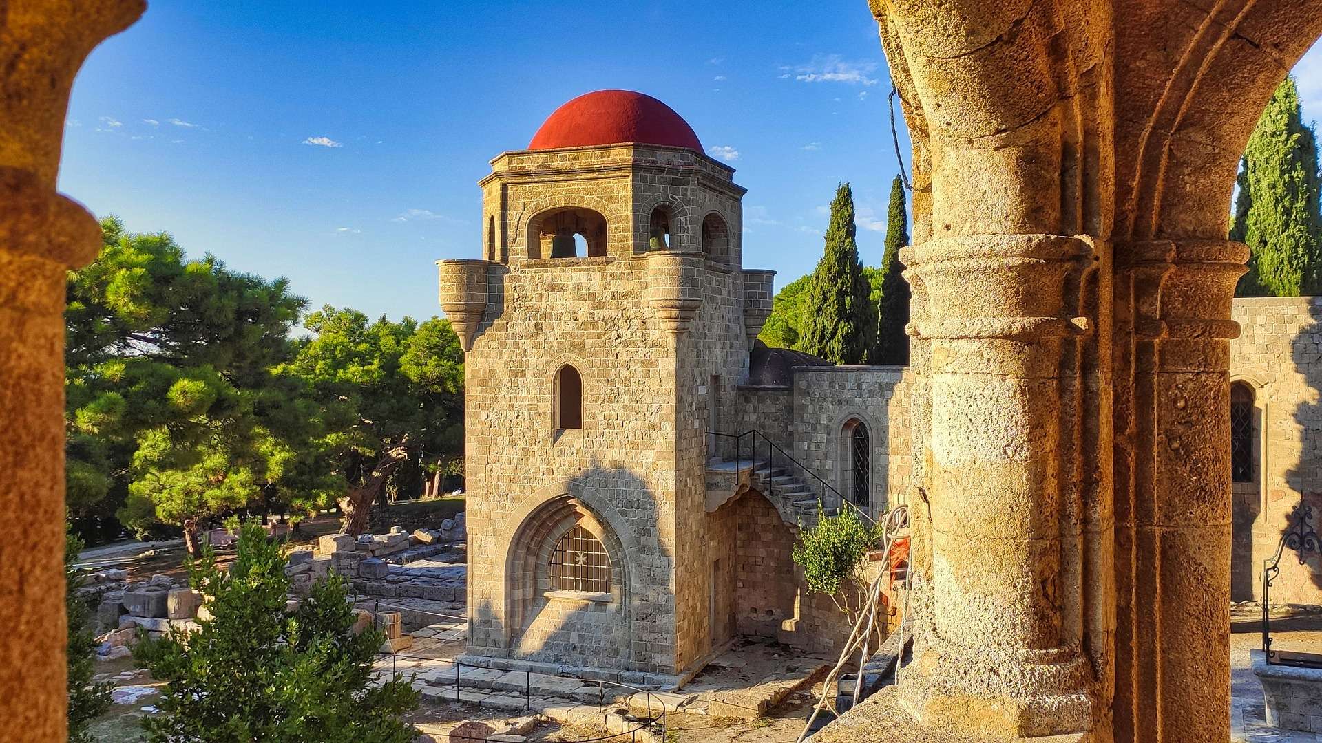 rent a car in Rhodes Filerimos Monastery